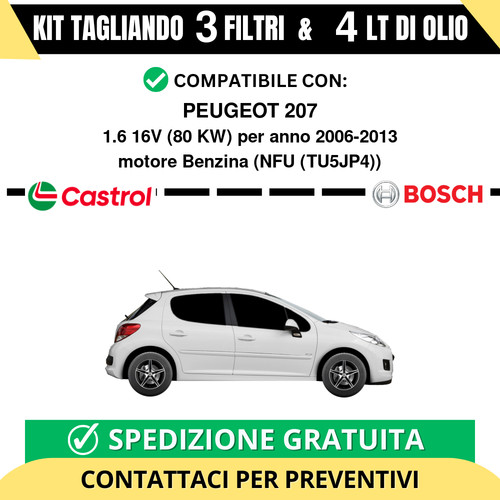 Tagliando filtri bosch - 3, e