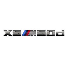 BMW X5 M50d emblema adesivo