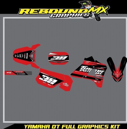 Adesivi yamaha dtr125 kit - adesivi,