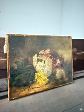 Antico piccolo dipinto olio - piccolo,