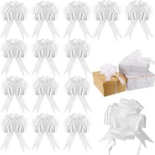 120pcs Coccarde Fiocco per Fiocchi Matrimonio, Bianco Autotiranti... 