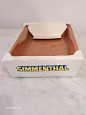 VINTAGE  TEGLIA  IN TERRACOTTA  SIMMENTHAL  PUBLICITARIO