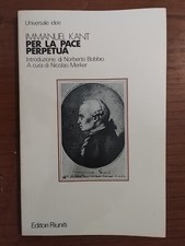 Per la pace perpetua Immanuel