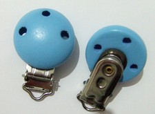 1pz pinza portaciuccio legno