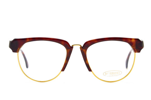 Vintage montatura marrone oro - marrone,