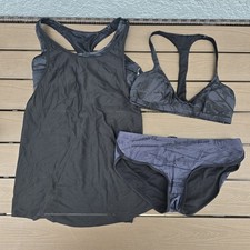 TYR canottiera donna nera baldacchino e top stella e hipkini taglia S nuovo campione