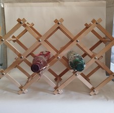 Cantina legno richiudibile 8/10 bottiglie vino