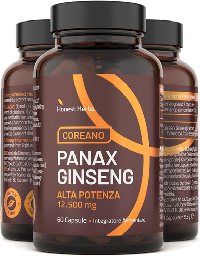Panax ginseng rosso - rosso, coreano