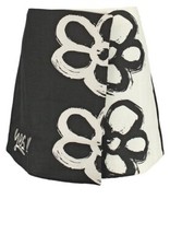 Gonna a Campana Desigual Tg. 42 Iltro Bianco/Nero Margherita
