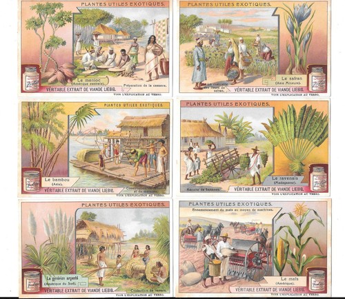 Liebig trade cards - trade, utili