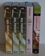 LOTTO STOCK 5 VHS SPORT CALCIO GOL PARADE