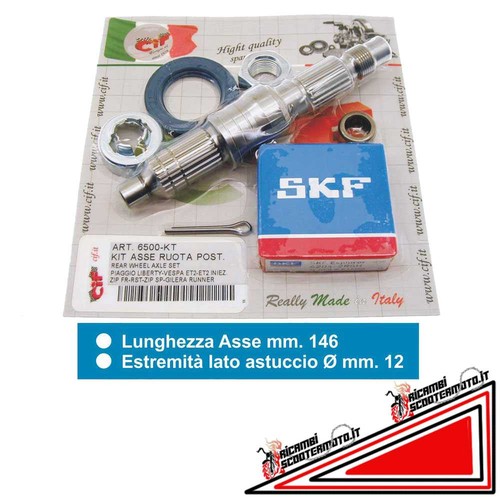 Kit asse ruota posteriore - kit,