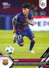 TOPPS NOW 25-2026 UCL CHAMPIONS LEAGUE #31 DRO FERNANDEZ BARCELONA RC PREORDER