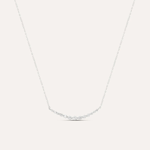 Collana stroili oro - collana, bianco