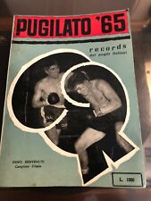 PUGILATO 65-RECORDS DEI PUGILI ITALIANI raro libro rivista vintage epoca 1965
