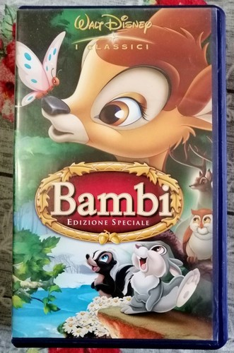 Vhs bambi walt disney - bambi,