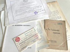 ESOTERISMO ORDINE MARTINISTA LOTTO DOCUMENTI ANNI '70 affiliazione