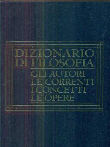 Dizionario filosofia gli - dizionario,