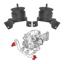 SUPPORTI MOTORE ANTERIORE SX DX PER IVECO DAILY 35.8 35.10 35.12 KIT 2 PEZZI