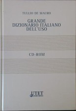 GRANDE DIZIONARIO ITALIANO DELL'USO. CD-ROM DE MAURO TULLIO UTET 2000 