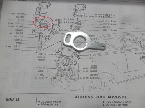 Leva comando correttore fiat - leva,