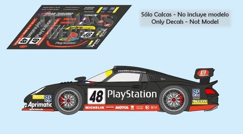 Decals porsche 911 gt1 - porsche, evo