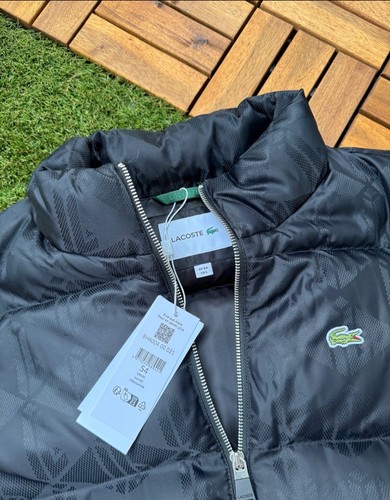 Lacoste piumino jacquard uomo - piumino,