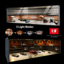 Diorama 1:64 showroom garage