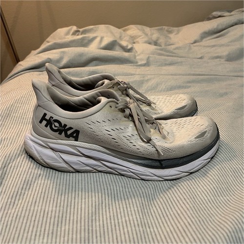 Hoka clifton men white - hoka,