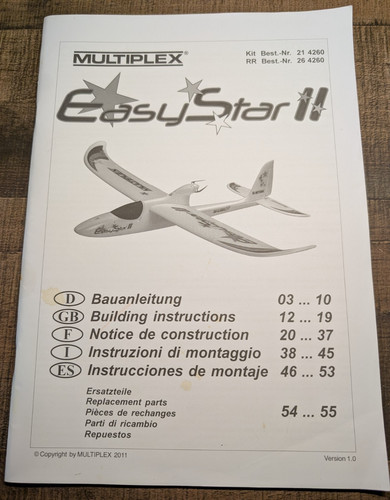 Multiplex easy star rc - star, ii