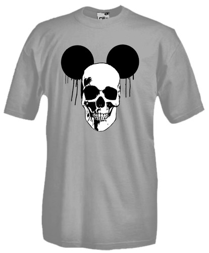 Maglia mickey mouse skull g62 - mickey,