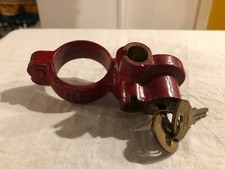 MOTO GUZZI LODOLA BLOCCASTERZO CON CHIAVE SERRATURA ORIGINALE MOTO EPOCA