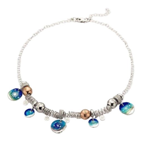Collana argento ciondoli - collana,