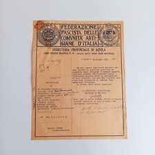 1929 Federazione Fascista