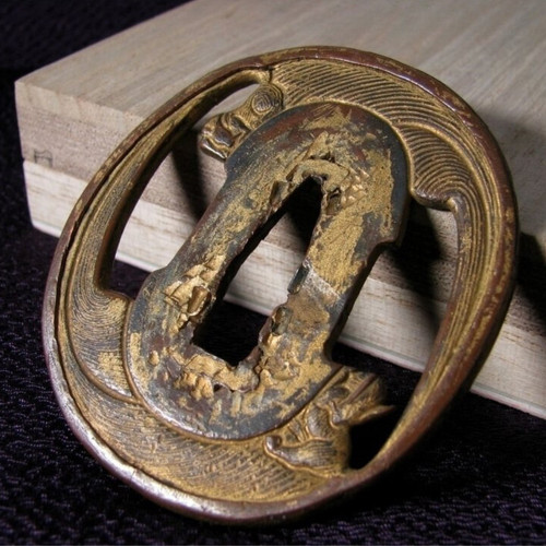 Tsuba ottone traforato tsuba