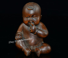 Children's Wooden Baby Statue