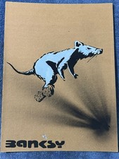 banksy disegno e quadro su