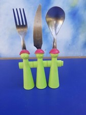 SET POSATE PER BAMBINI A FORMA DI OMETTI - ORIGINALE e COMPONIBILE - ITALY 18/10