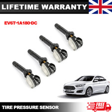 4 X Sensore pressione pneumatici OEM Ford B-Max C-Max Focus Fiesta EV6T-1A180-DC TPMS