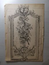 Disegno a penna Stile liberty Art Nouveau anni 20