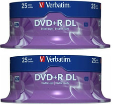 50 Verbatim Logo Dual Layer