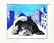 DINO BUZZATI -  LITOGRAFIA 