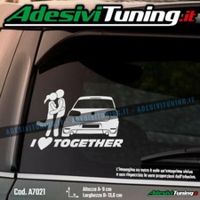 Adesivo I love together VW