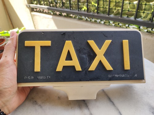 Insegna taxi spampinato - insegna,