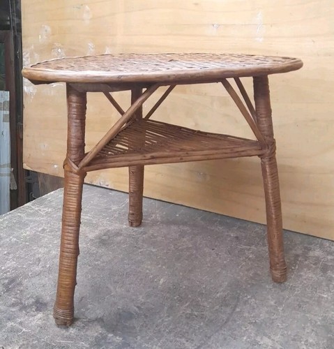 Tavolino vimini vintage - vimini, da