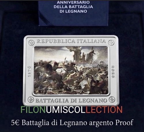 Moneta argento battaglia - argento,