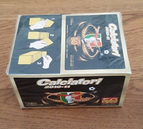 Box figurine panini calciatori - box,
