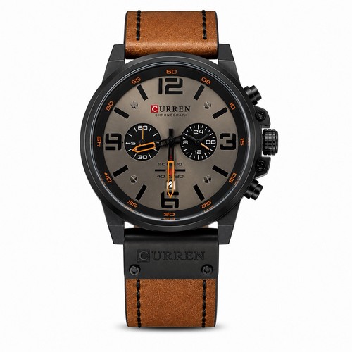 Curren men black watch - men's,