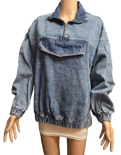 Boohoo pullover blu denim - boohoo,