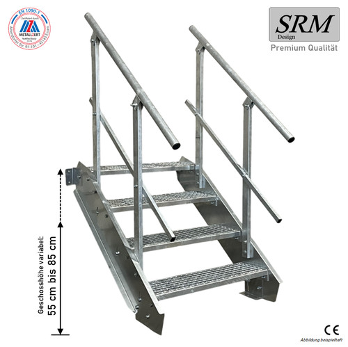 Scala acciaio gradini - scala,